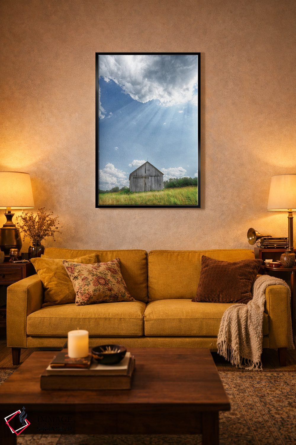 تابلو دکوراتیو پرتوهای انبار اثر نیتن لارسون - D5B