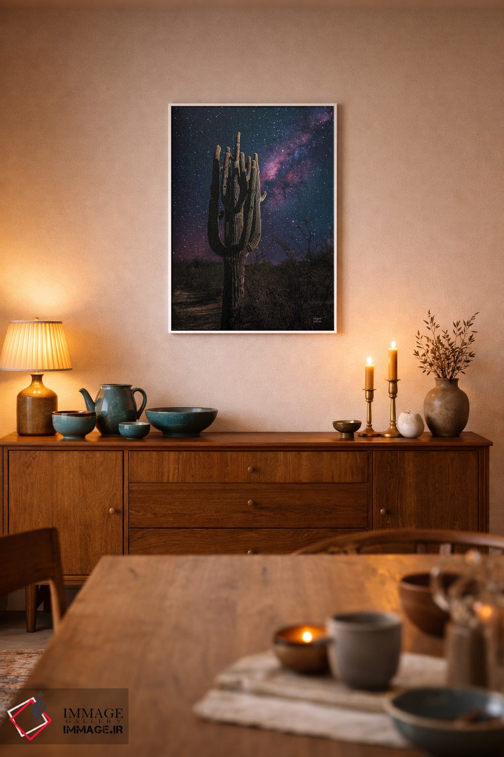 تابلو دکوراتیو شب های کویر اثر نیتن لارسون - D6W