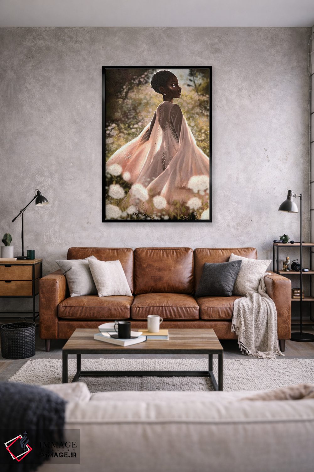 تابلو دکوراتیو چمنزار اثر ناندی ال. فرناندز - D1B