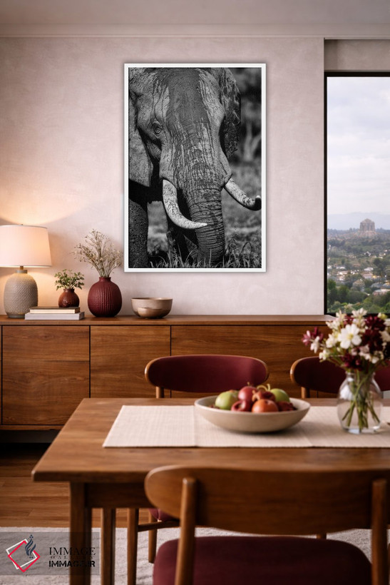 تابلو دکوراتیو عاج ها اثر پروژه شیرد کیاسا - D3W