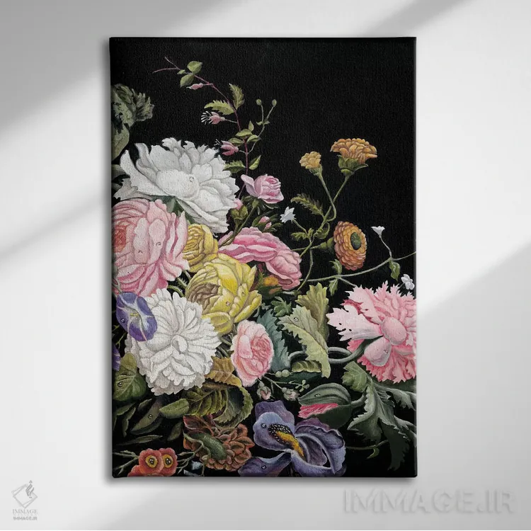 تابلو دکوراتیو دیپتیک باروک دو اثر نائومی مک کاویت - نمای روبهرو روی دیوار