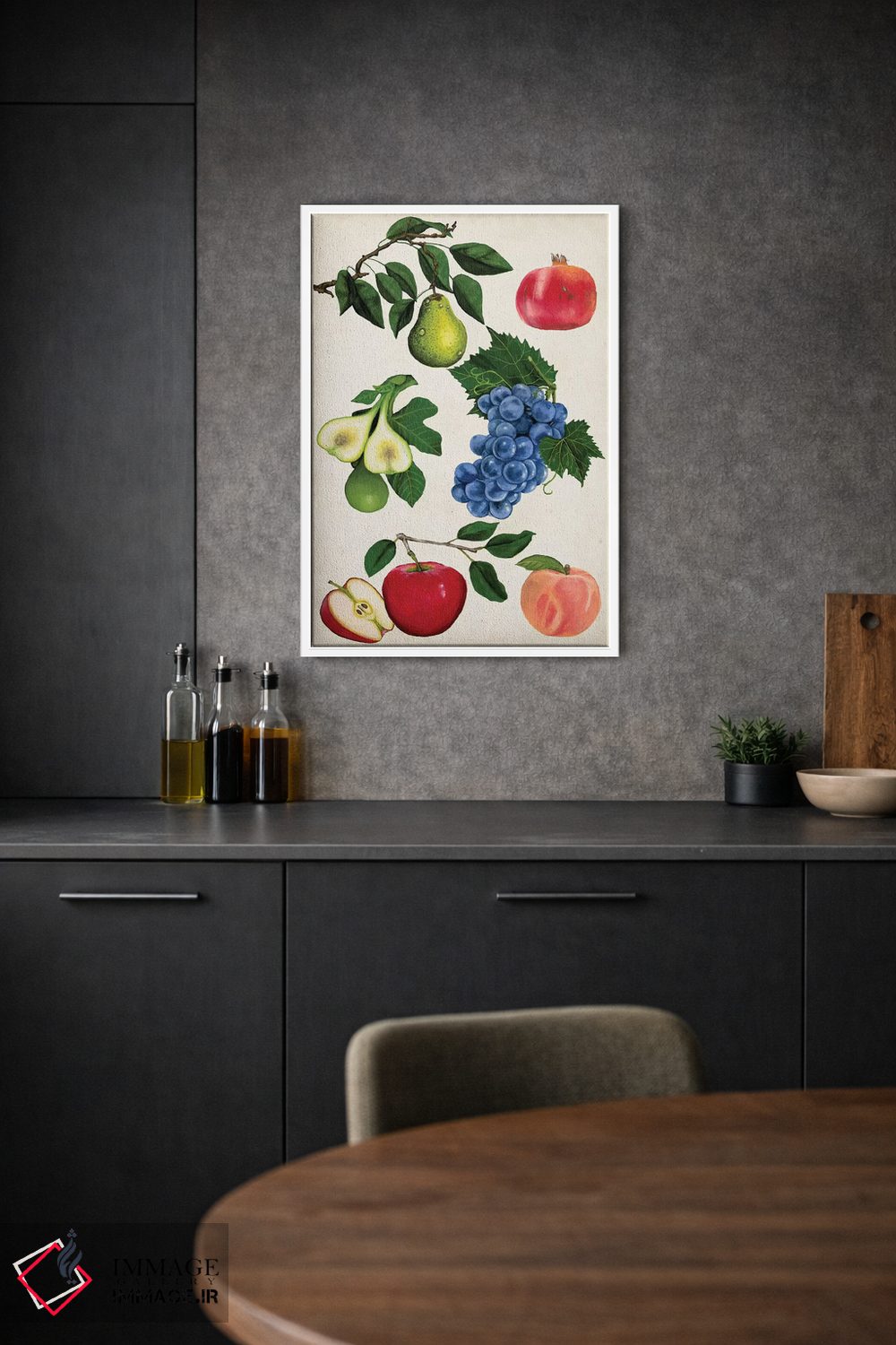 تابلو دکوراتیو مجموعه میوه ها یک اثر نائومی مک کاویت - D1W