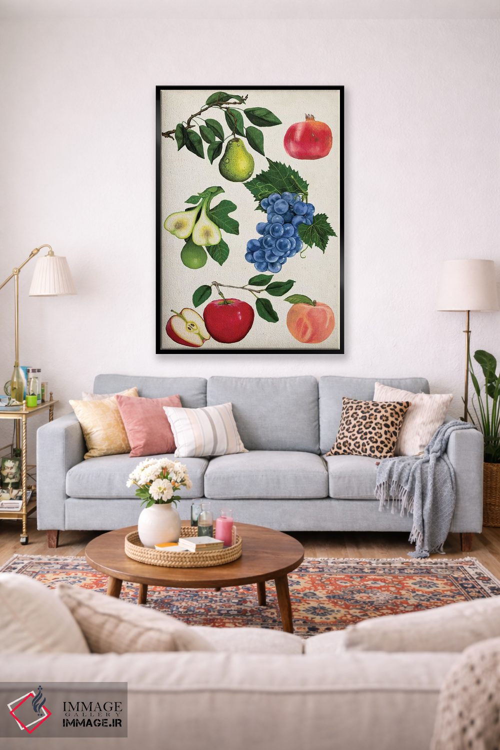 تابلو دکوراتیو مجموعه میوه ها یک اثر نائومی مک کاویت - D2B