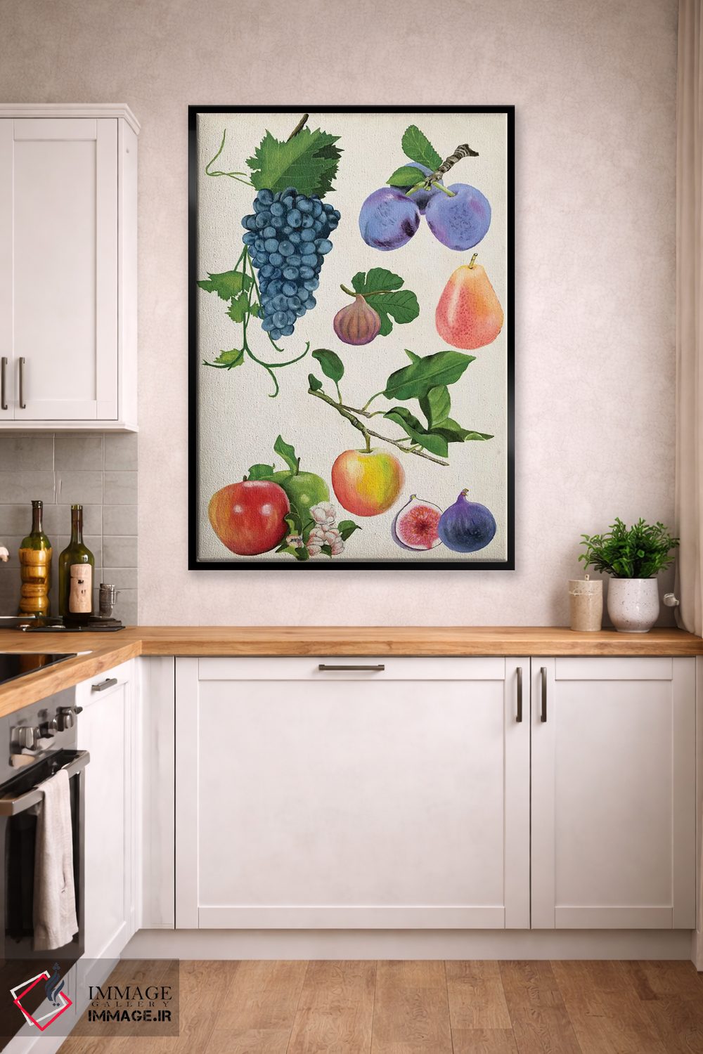 تابلو دکوراتیو مجموعه میوه ها دو اثر نائومی مک کاویت - D2B