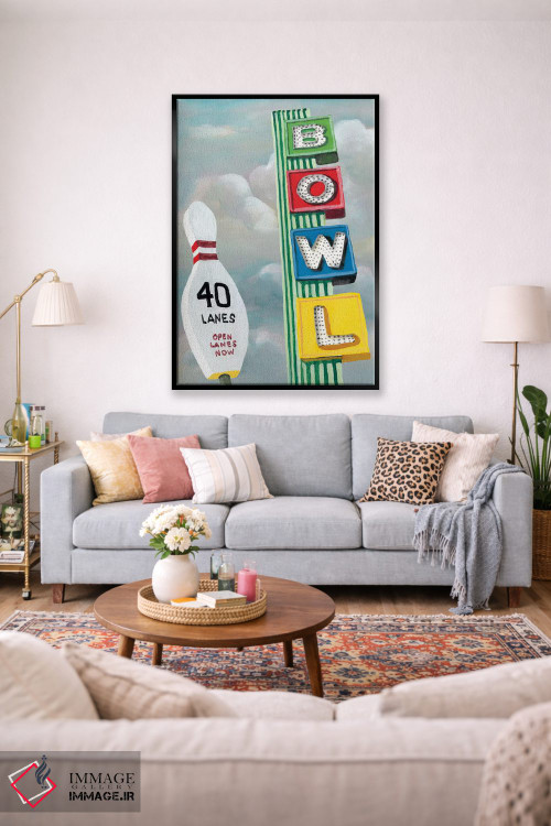تابلو دکوراتیو جاده آمریکایی اول اثر نائومی مک کاویت - D2B