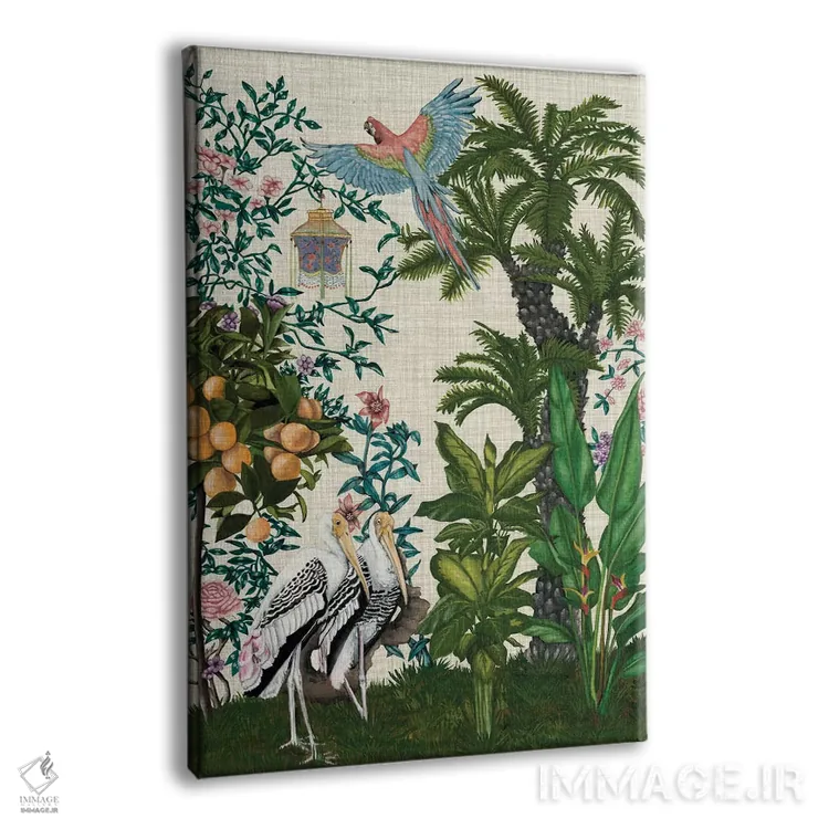 تابلو دکوراتیو چینوزری بهشت دو اثر نائومی مک کاویت - نمای پرسپکتیو محصول