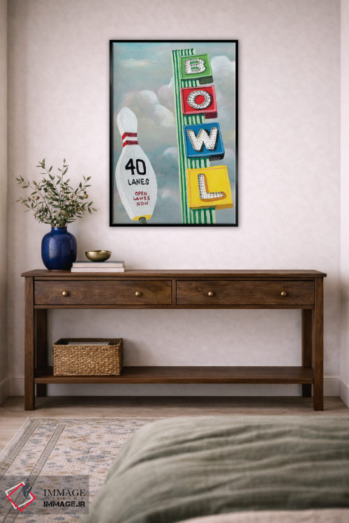 تابلو دکوراتیو جاده آمریکایی اول اثر نائومی مک کاویت - D3B