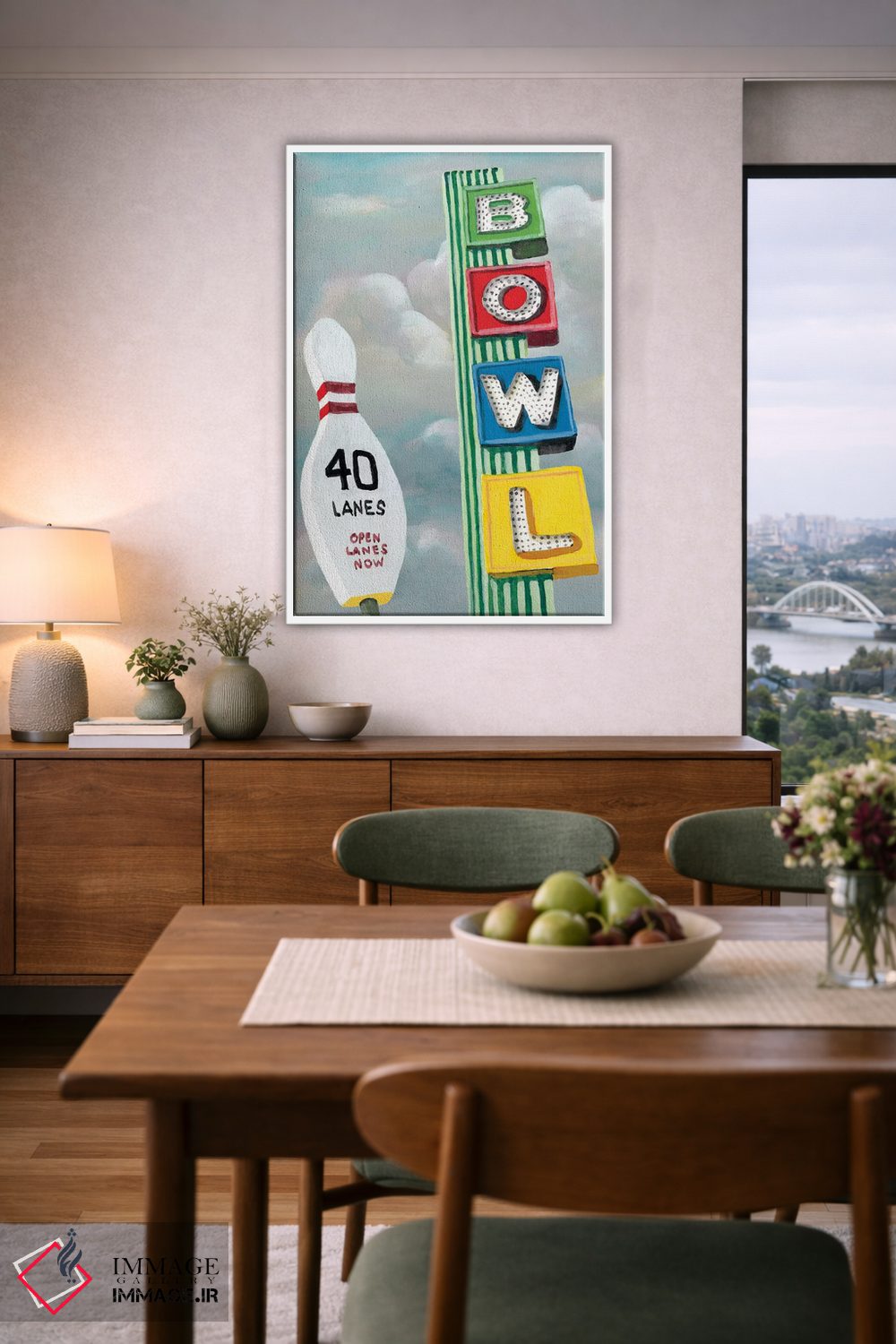 تابلو دکوراتیو جاده آمریکایی اول اثر نائومی مک کاویت - D5W