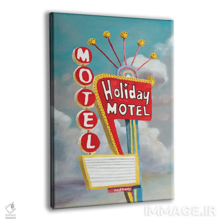 تابلو دکوراتیو جاده آمریکایی چهارم اثر نائومی مک کاویت - نمای پرسپکتیو محصول