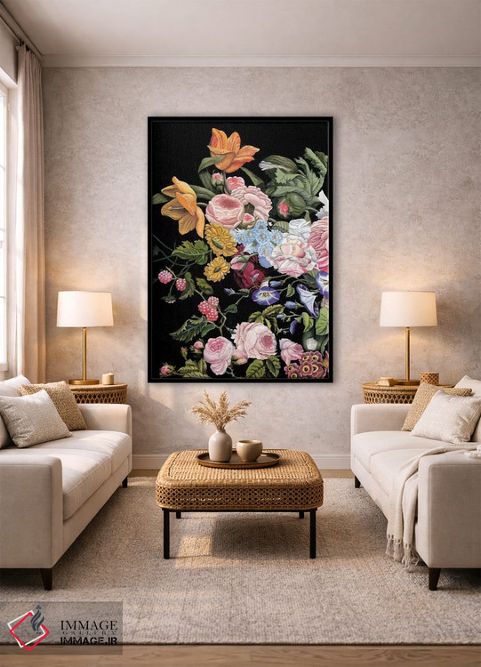 تابلو دکوراتیو دیپتیک باروک یک اثر نائومی مک کاویت - D1B