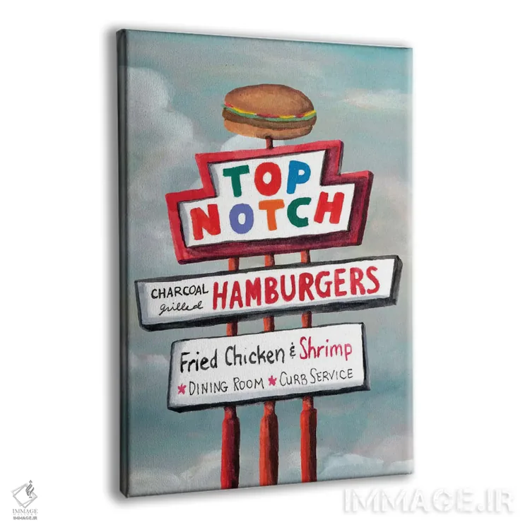 تابلو دکوراتیو جاده آمریکایی پنجم اثر نائومی مک کاویت - نمای پرسپکتیو محصول