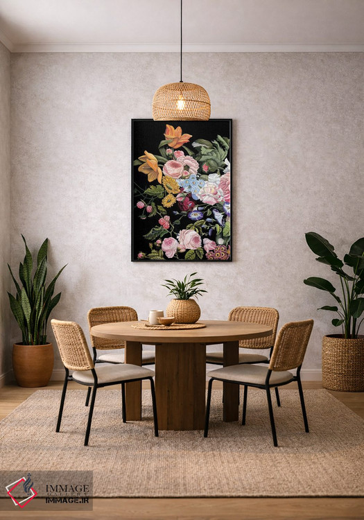 تابلو دکوراتیو دیپتیک باروک یک اثر نائومی مک کاویت - D3B