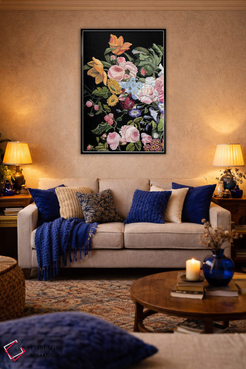 تابلو دکوراتیو دیپتیک باروک یک اثر نائومی مک کاویت - D4B