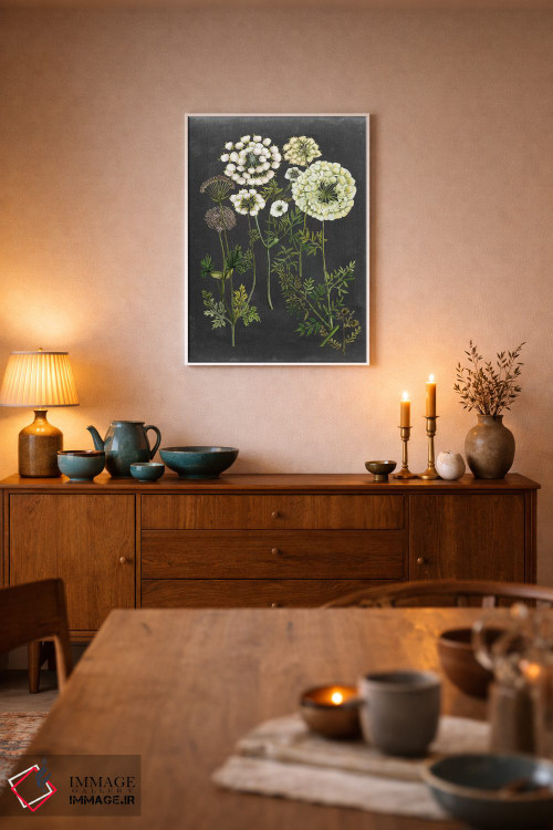 تابلو دکوراتیو گل های اکس لیبریس دو اثر نائومی مک کاویت - D5W