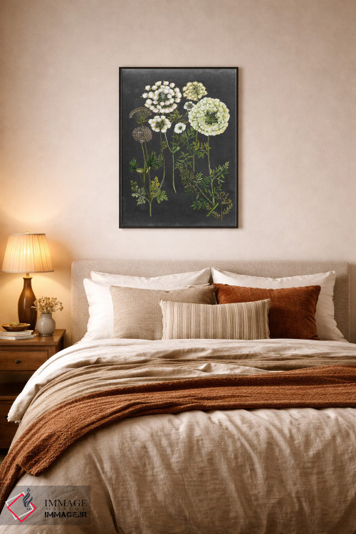 تابلو دکوراتیو گل های اکس لیبریس دو اثر نائومی مک کاویت - D6B