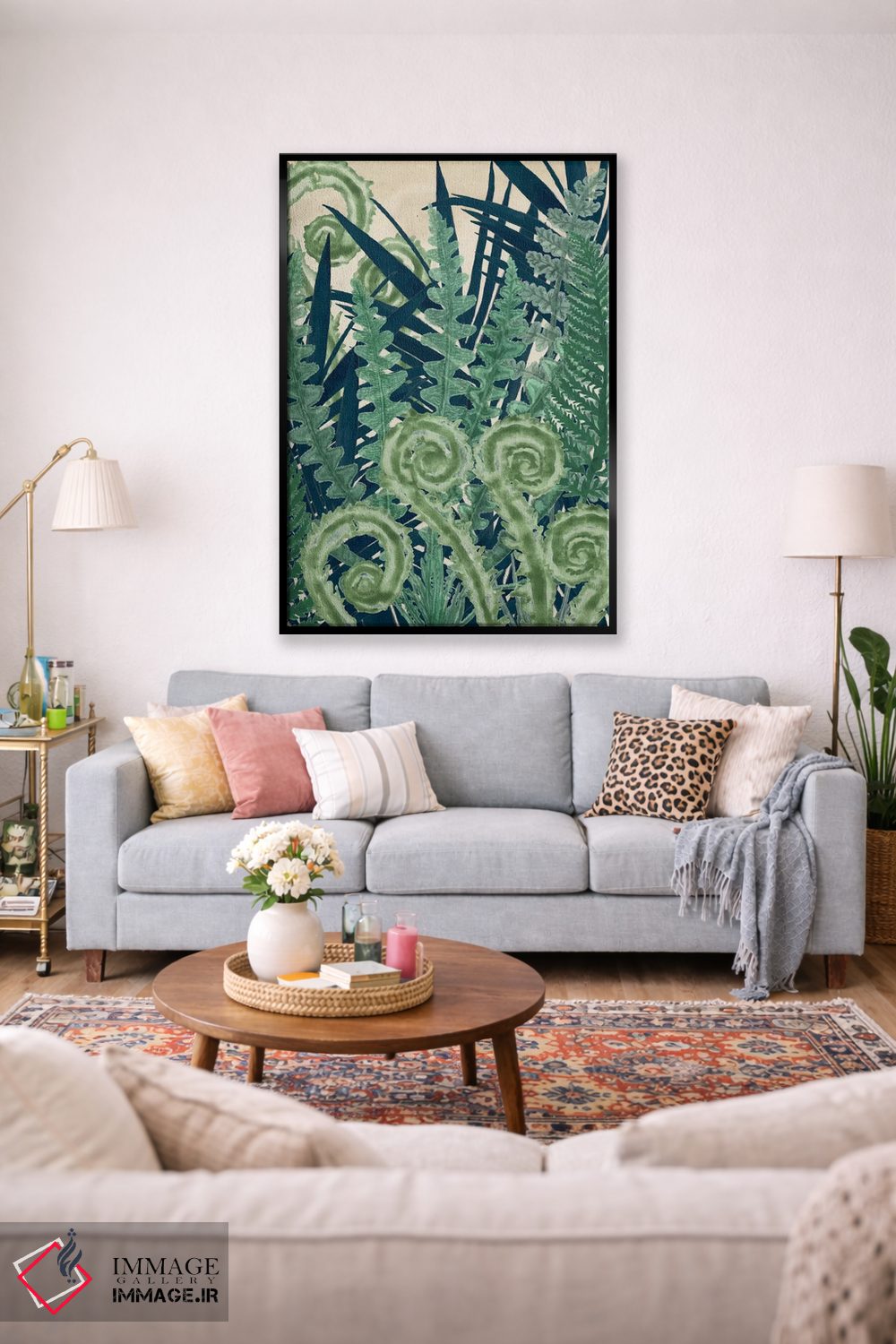 تابلو دکوراتیو والس سرخس دوم اثر نائومی مک کاویت - D1B