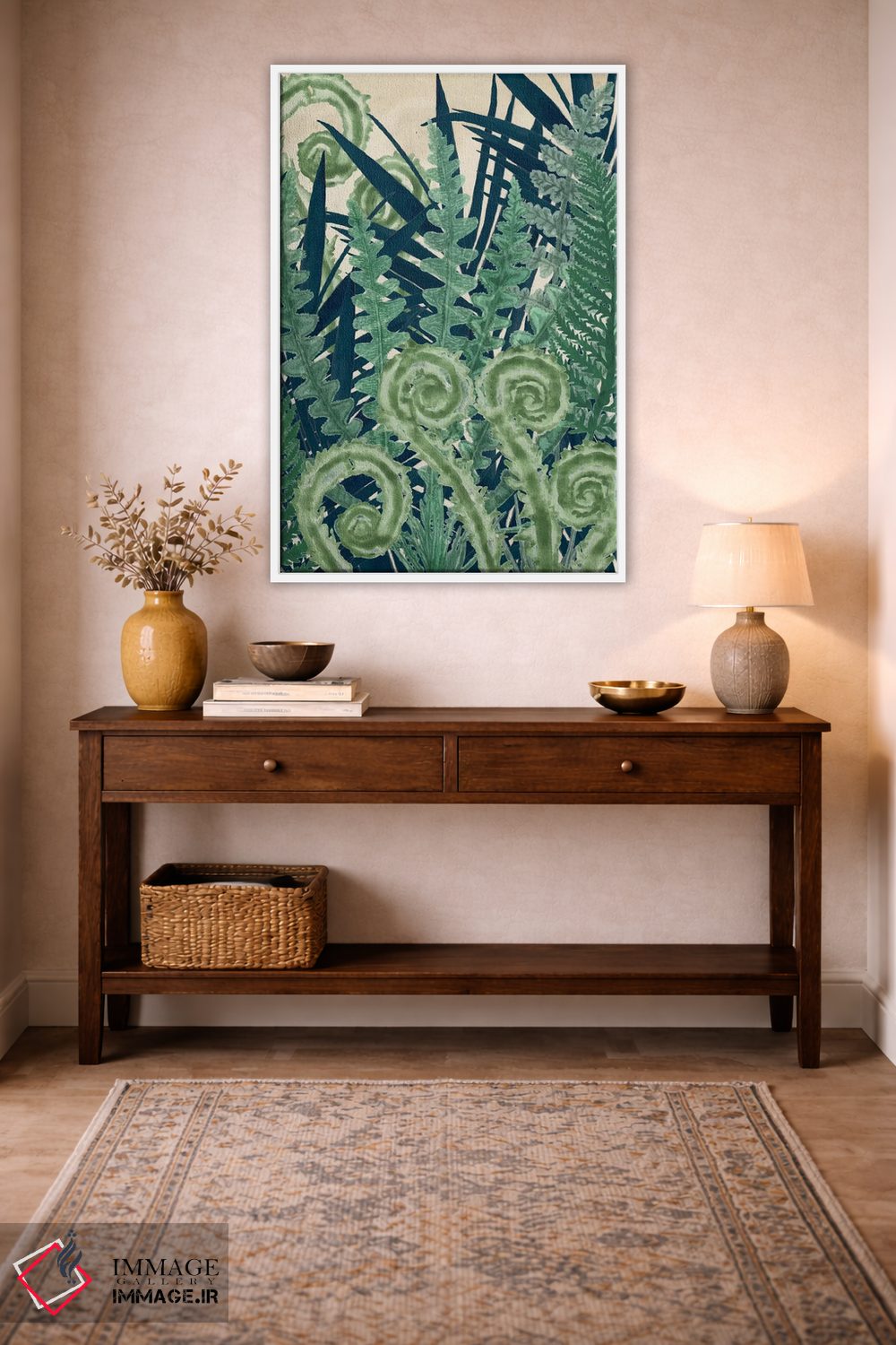 تابلو دکوراتیو والس سرخس دوم اثر نائومی مک کاویت - D3W