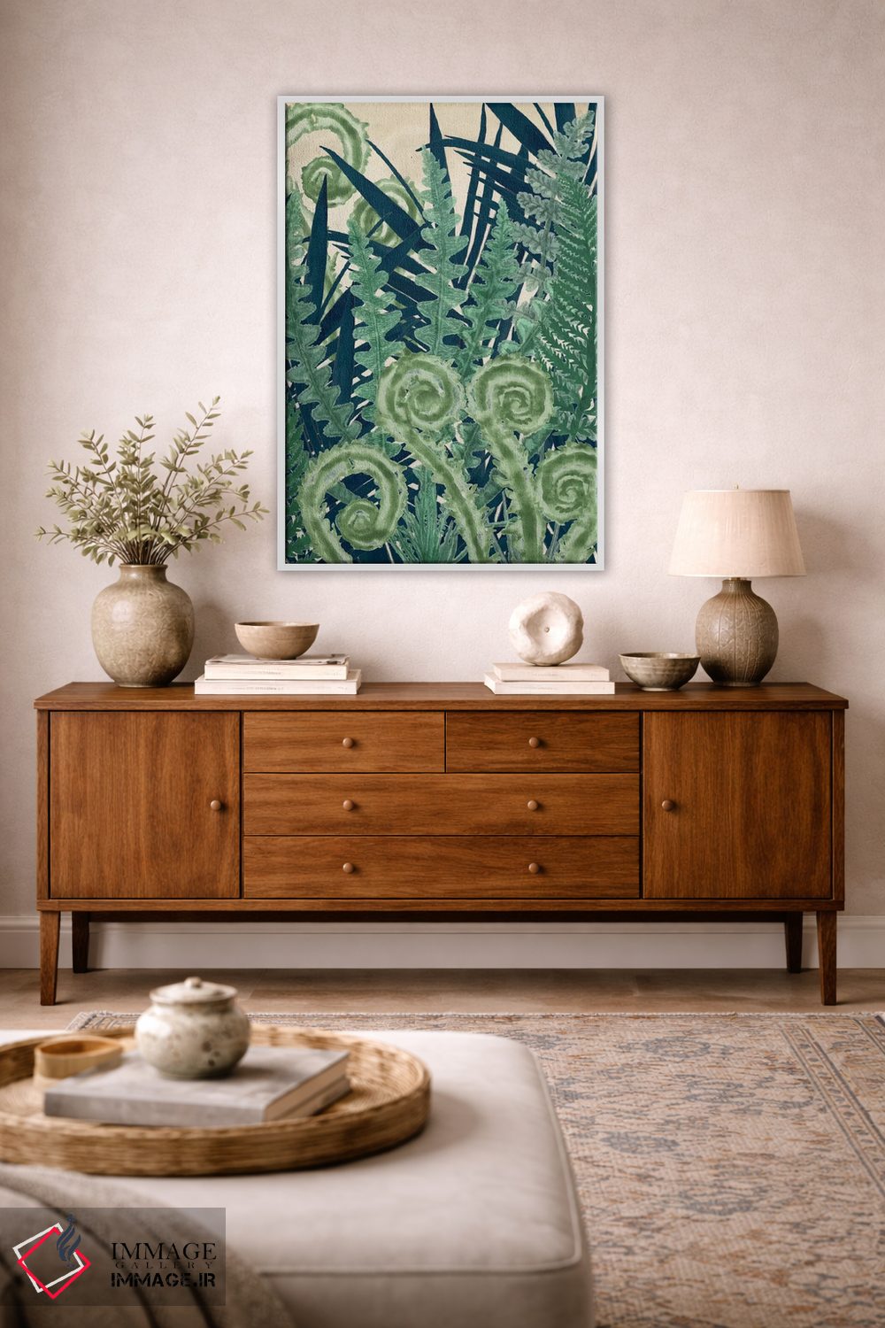 تابلو دکوراتیو والس سرخس دوم اثر نائومی مک کاویت - D2W