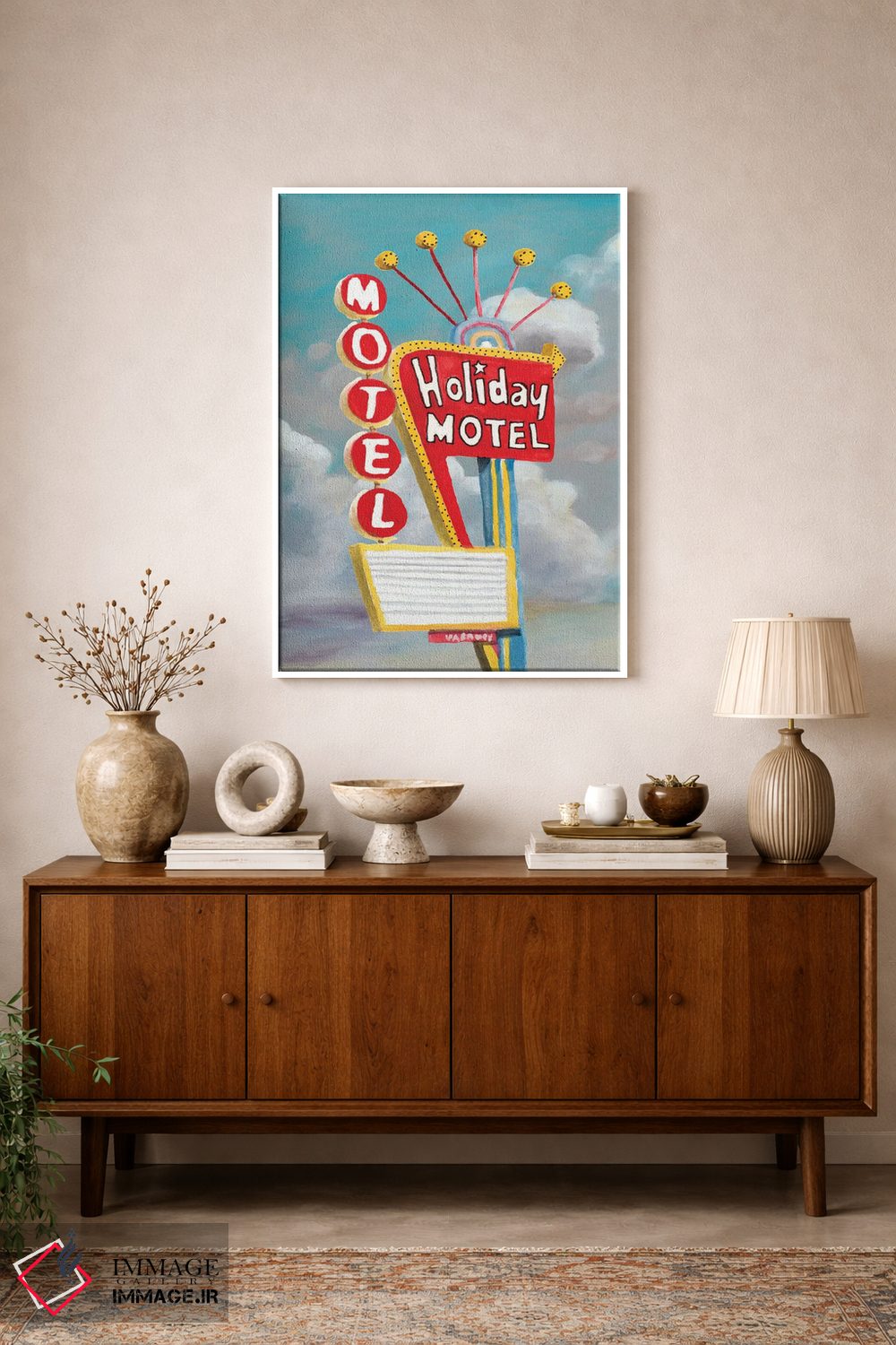 تابلو دکوراتیو جاده آمریکایی چهارم اثر نائومی مک کاویت - D1W