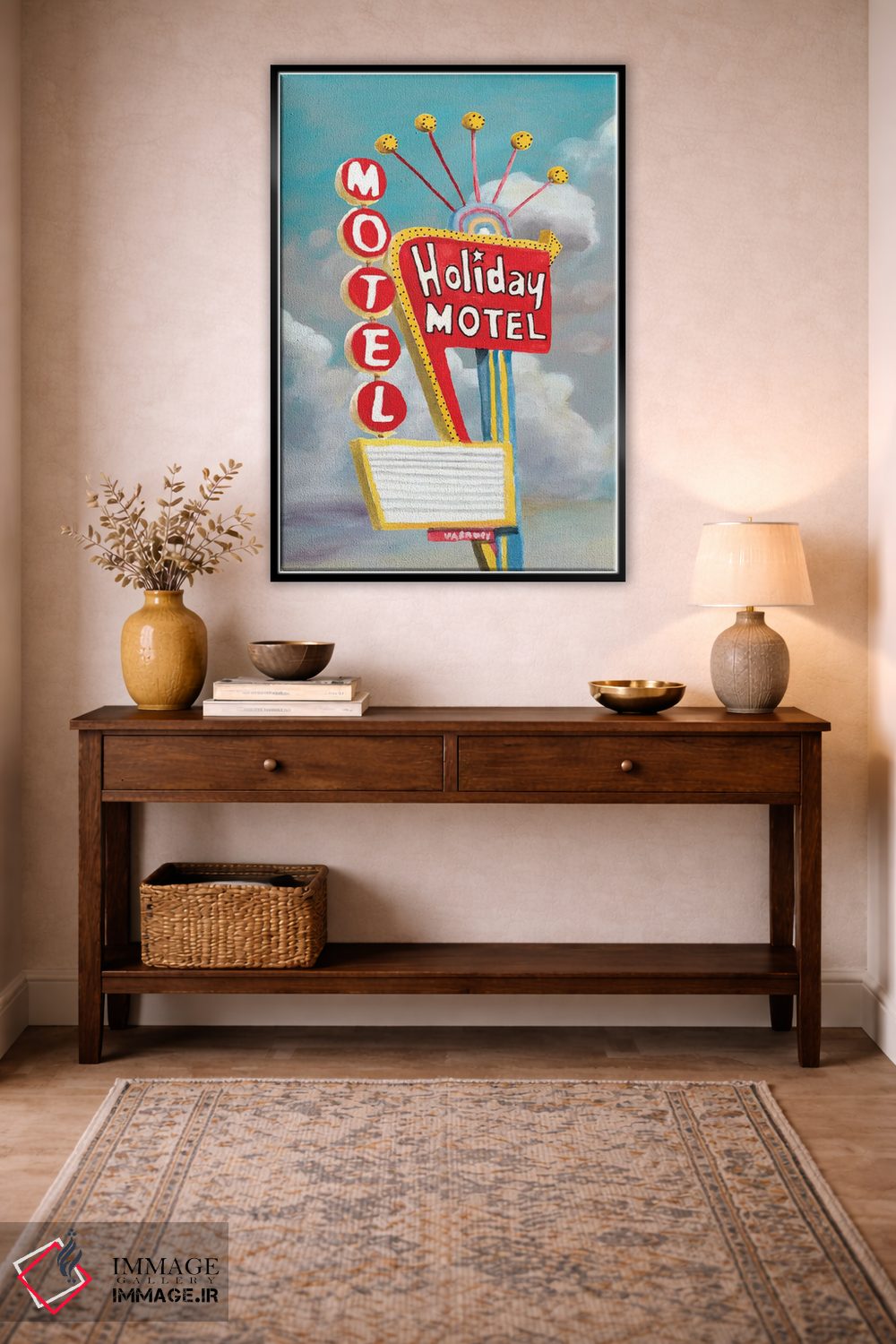 تابلو دکوراتیو جاده آمریکایی چهارم اثر نائومی مک کاویت - D4B