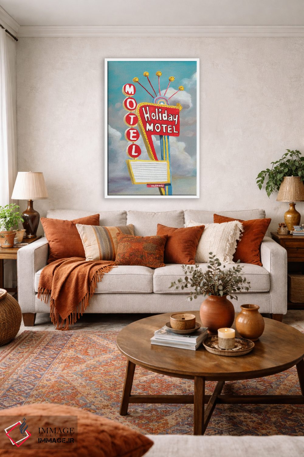 تابلو دکوراتیو جاده آمریکایی چهارم اثر نائومی مک کاویت - D2W