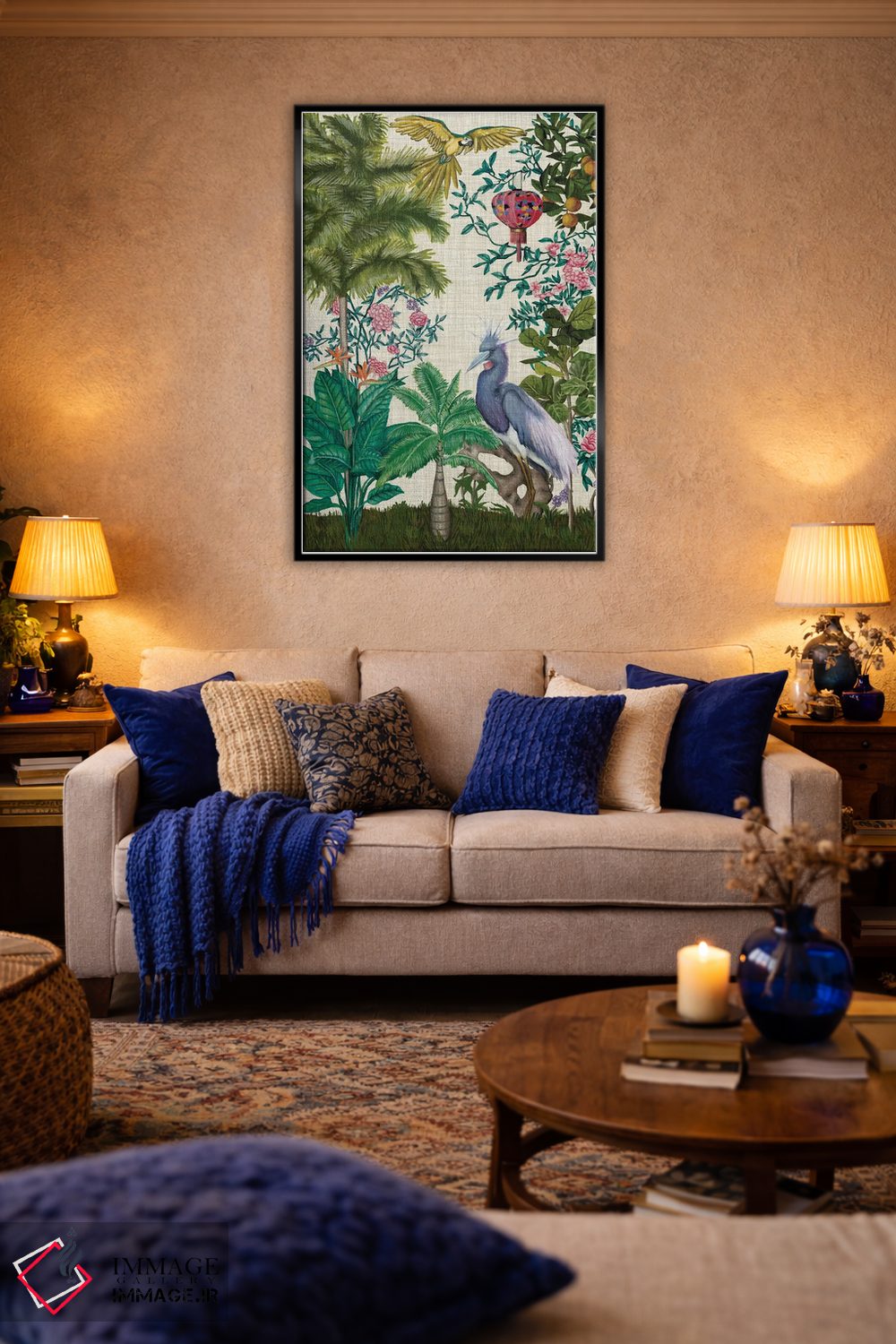 تابلو دکوراتیو چینوزری بهشت یک اثر نائومی مک کاویت - D6B