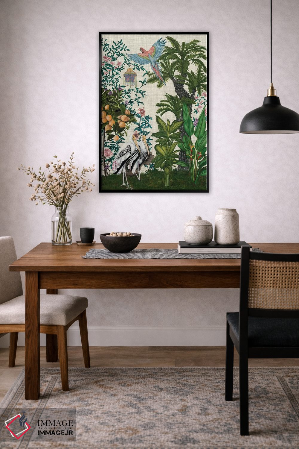 تابلو دکوراتیو چینوزری بهشت دو اثر نائومی مک کاویت - D6B