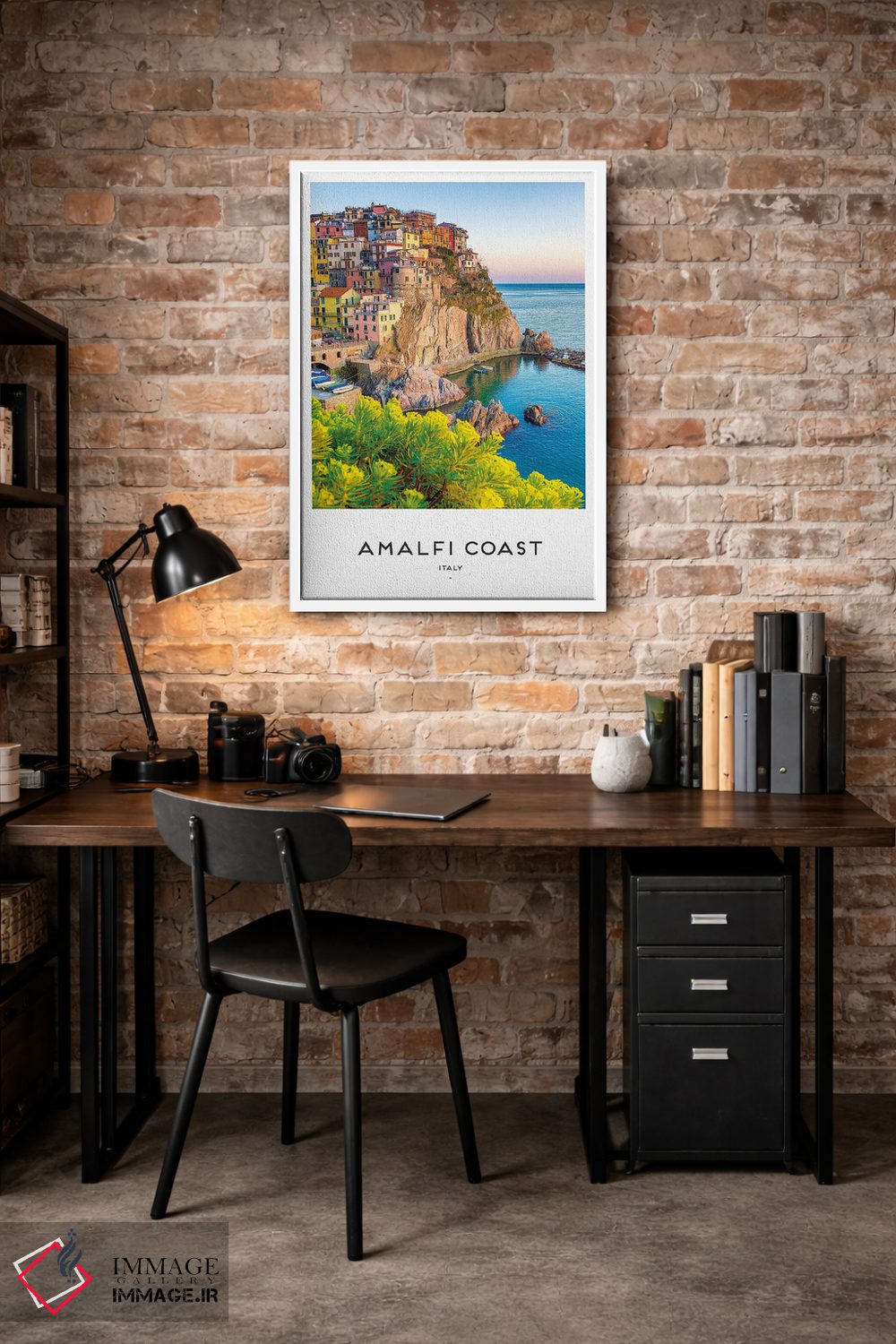 تابلو دکوراتیو ساحل آمالفی اثر نائومی دیویس - D2W