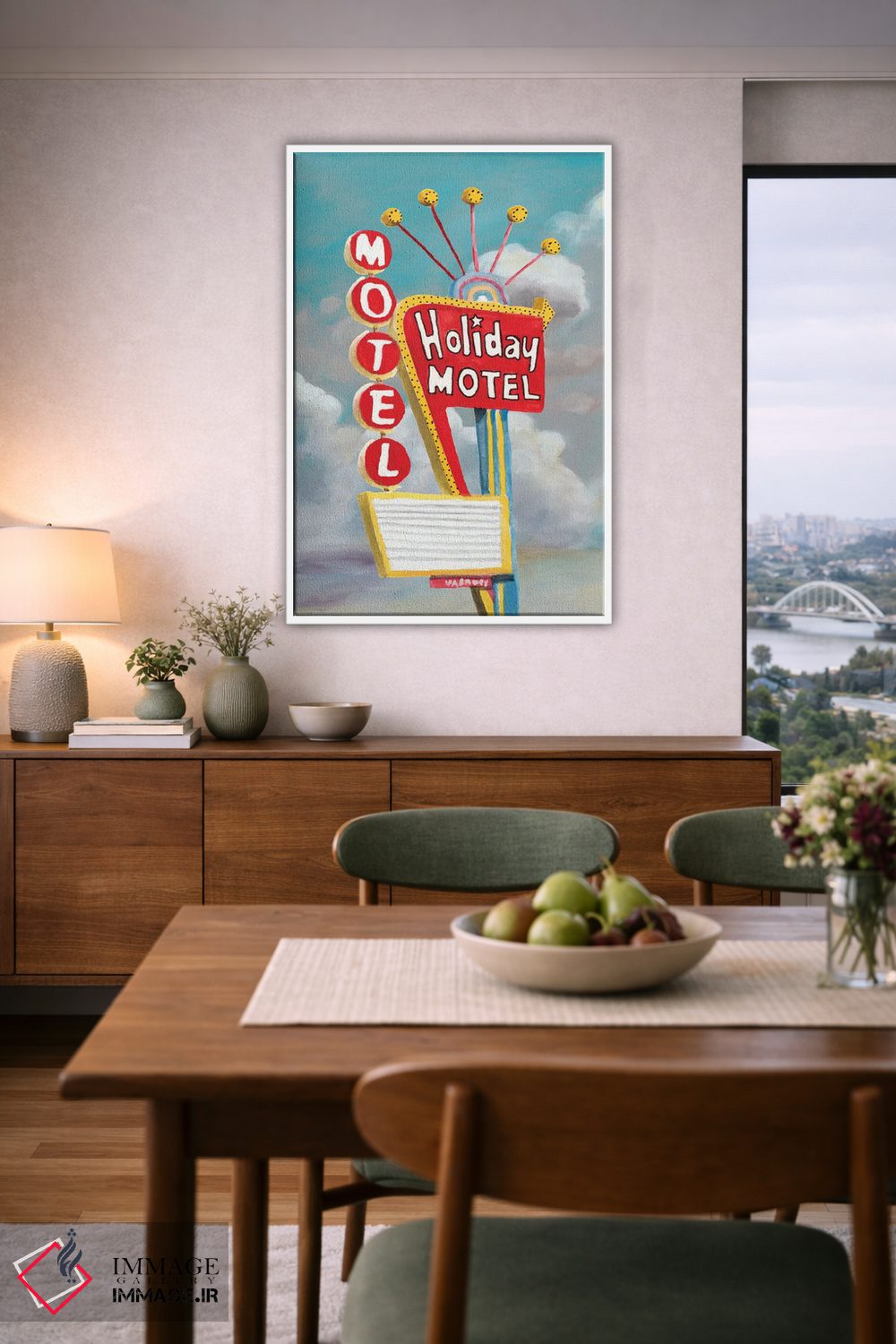 تابلو دکوراتیو جاده آمریکایی چهارم اثر نائومی مک کاویت - D6W