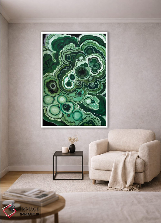 تابلو انتزاعی مالاکیت یک اثر نائومی مک کاویت - D1W