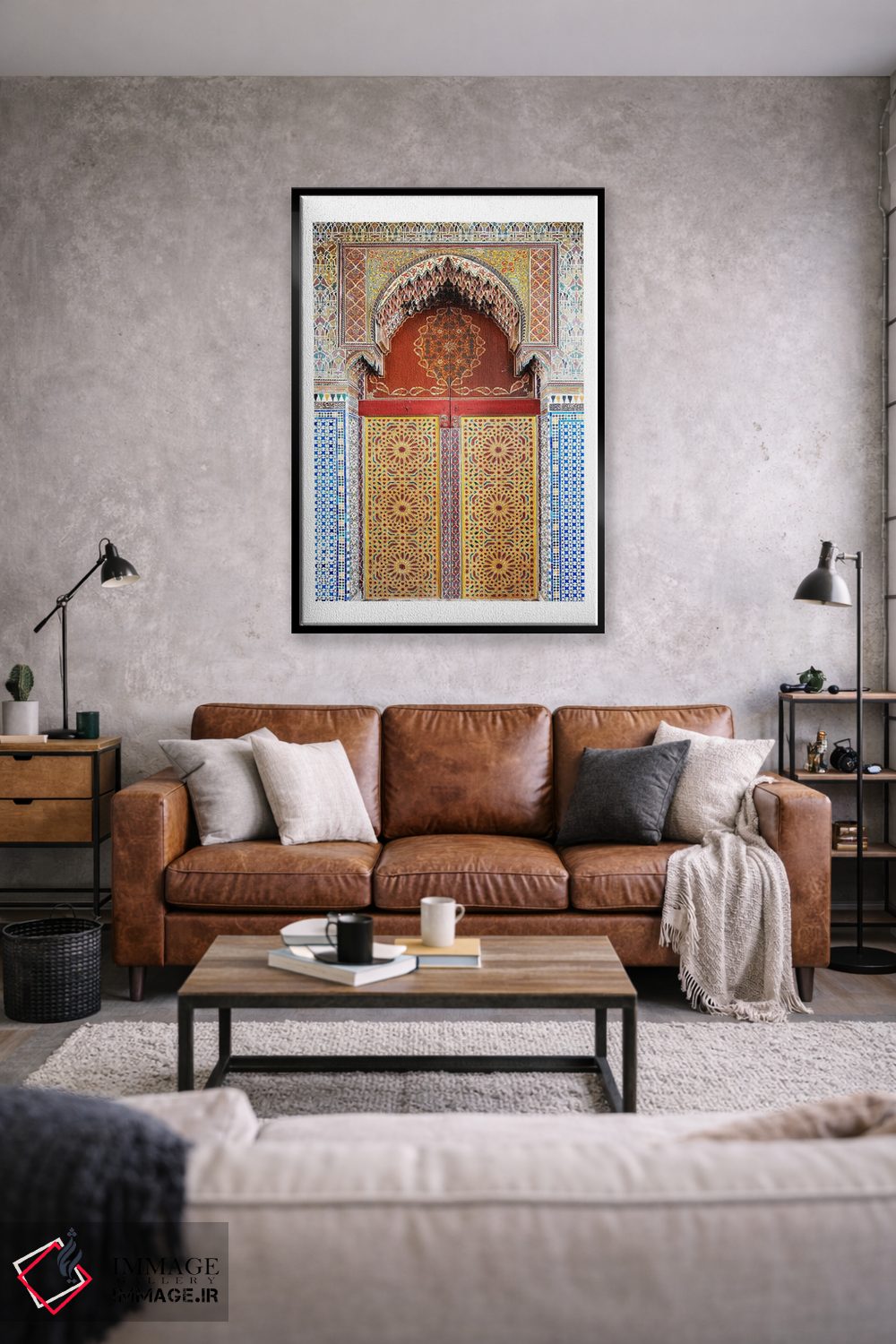 تابلو دکوراتیو درب موزاییکی مراکشی اثر نائومی دیویس - D2B