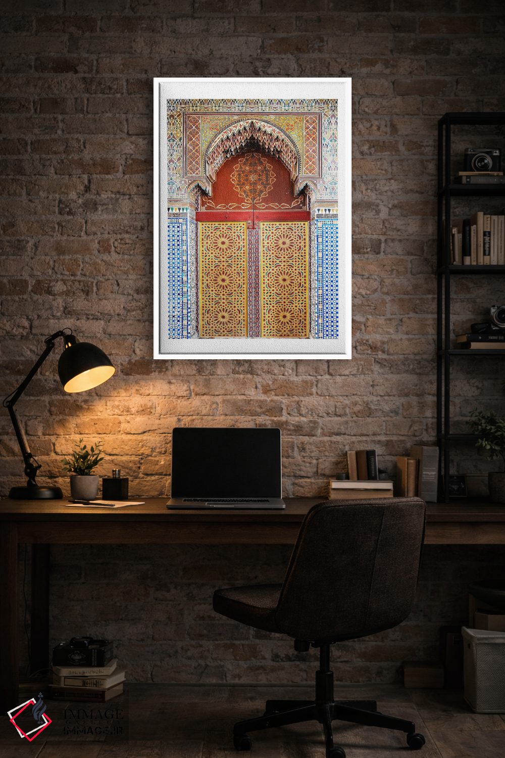 تابلو دکوراتیو درب موزاییکی مراکشی اثر نائومی دیویس - D4W