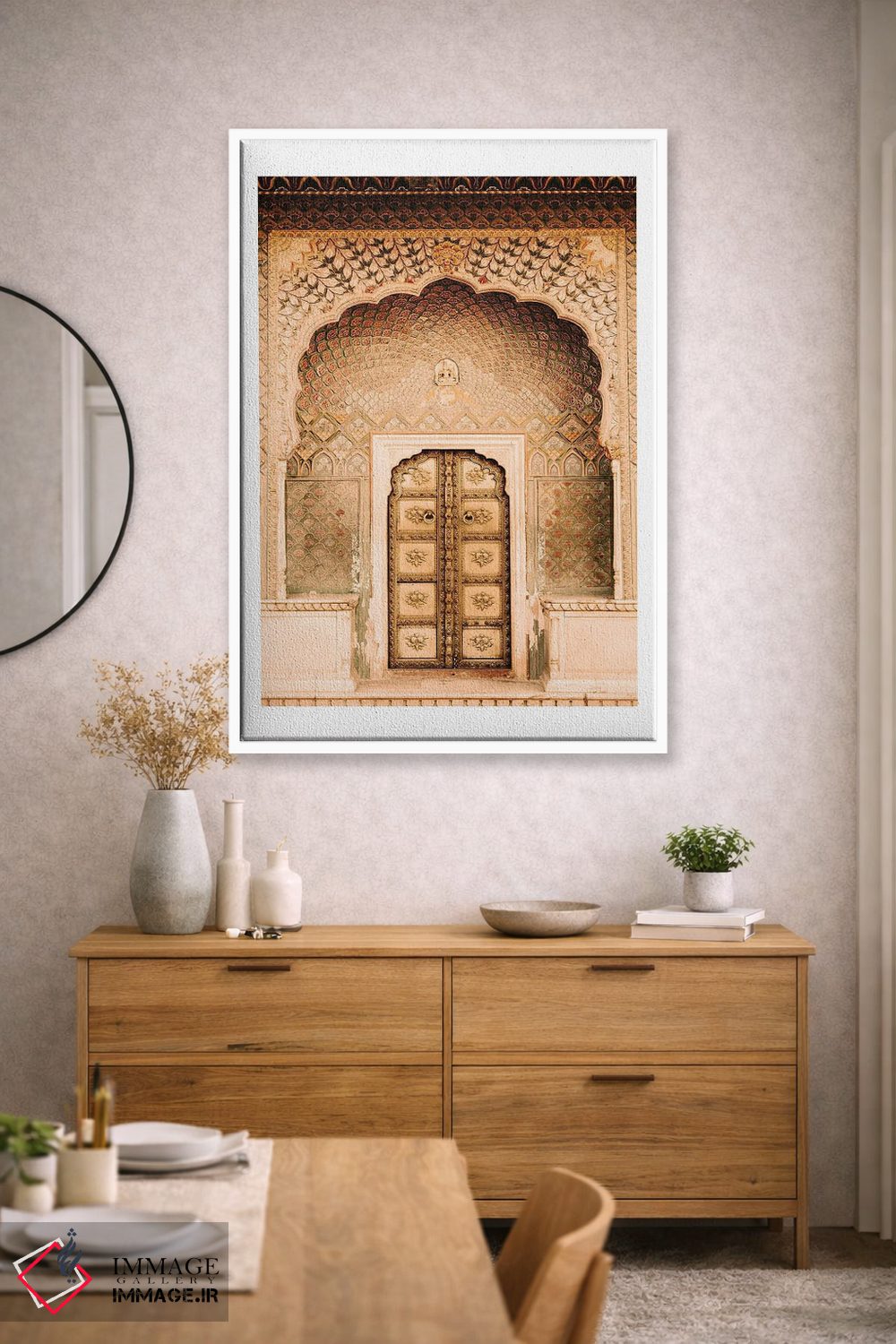 تابلو دکوراتیو درب طلایی مراکشی اثر نائومی دیویس - D2W