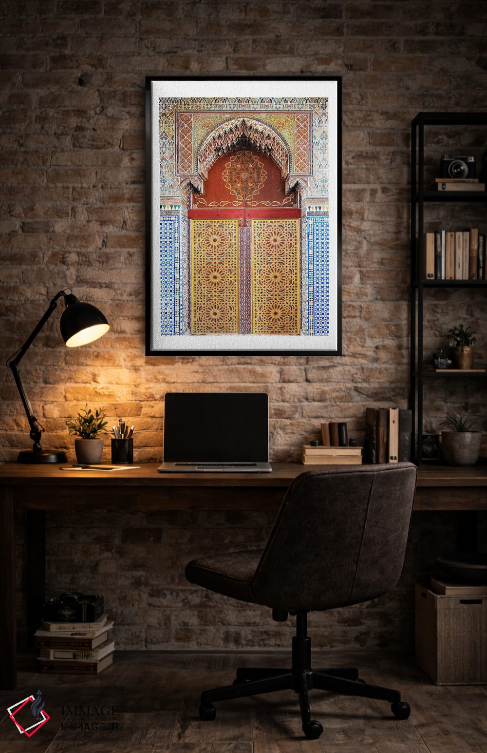 تابلو دکوراتیو درب موزاییکی مراکشی اثر نائومی دیویس - D6B