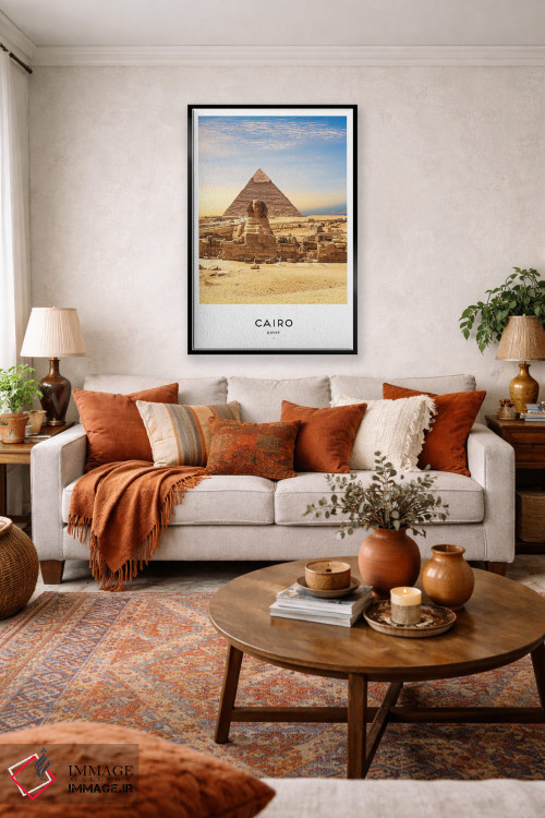تابلو دکوراتیو قاهره مصر اثر نائومی دیویس - D4B