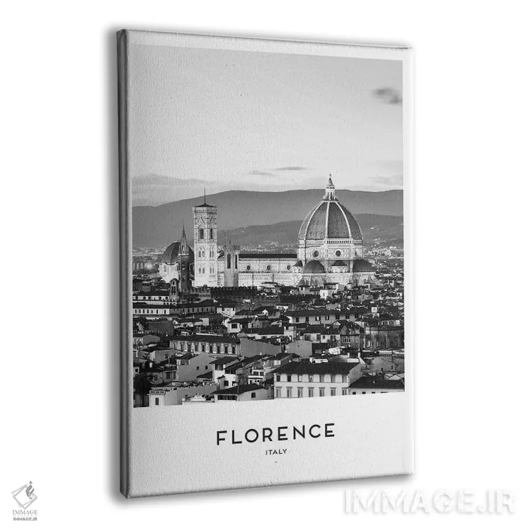 تابلو دکوراتیو فلورانس ایتالیا اثر نائومی دیویس - نمای پرسپکتیو محصول