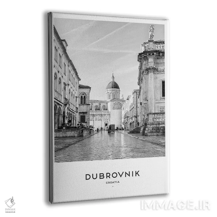تابلو دکوراتیو دوبروونیک کرواسی اثر نائومی دیویس - نمای پرسپکتیو محصول