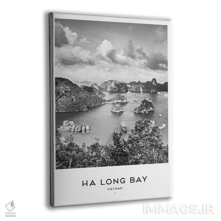 تابلو دکوراتیو خلیج ها لونگ ویتنام اثر نائومی دیویس - نمای پرسپکتیو محصول