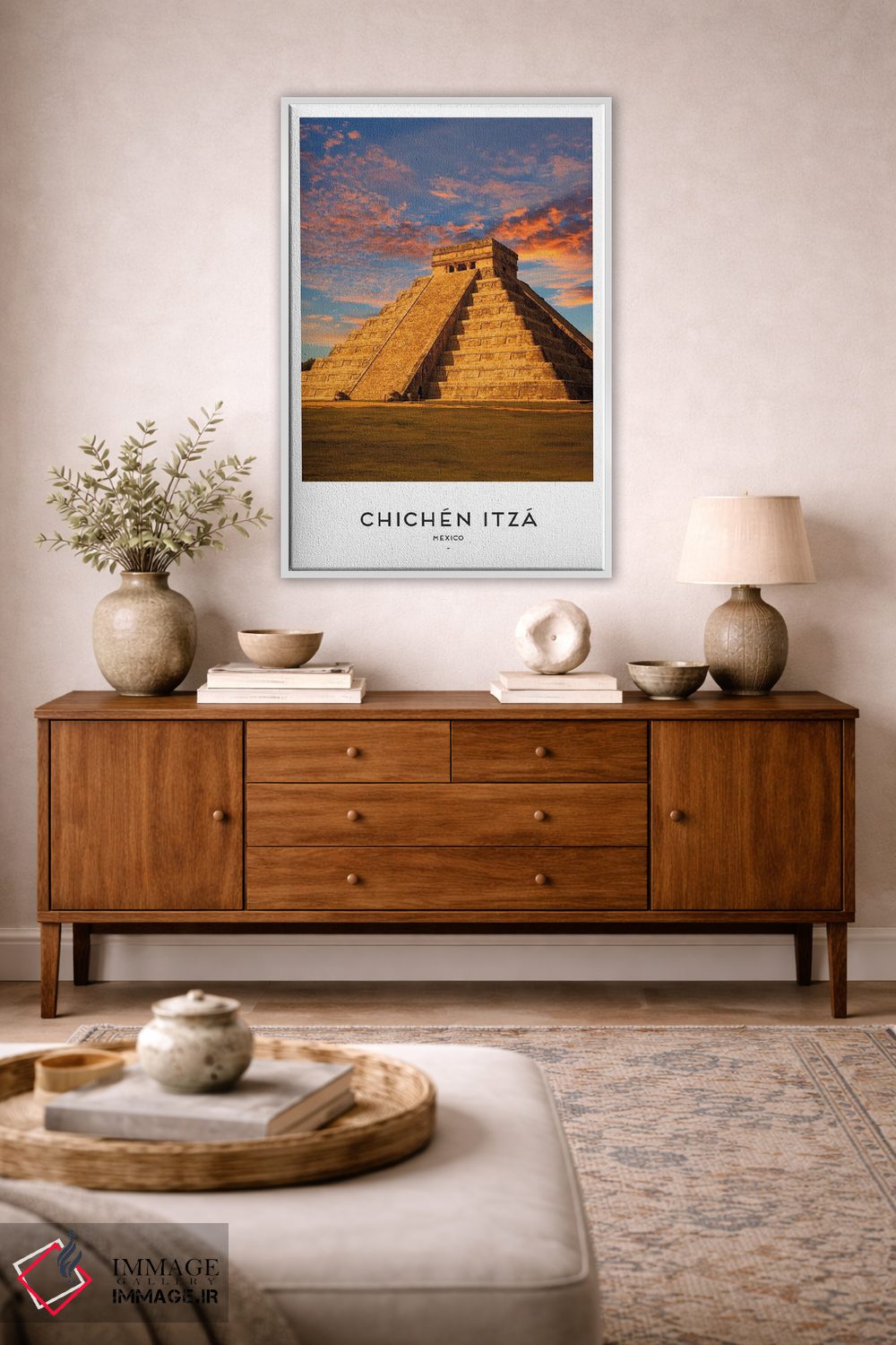 تابلو دکوراتیو چیچن ایتزا مکزیک اثر نائومی دیویس - D3W