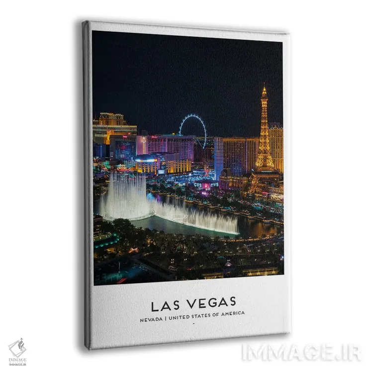 تابلو دکوراتیو لاس وگاس آمریکا اثر نائومی دیویس - نمای پرسپکتیو محصول
