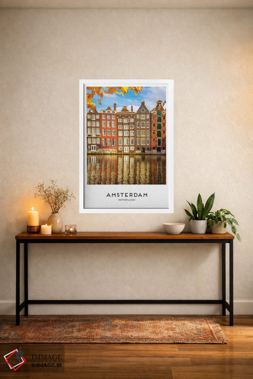 تابلو دکوراتیو آمستردام هلند اثر نائومی دیویس - D2W
