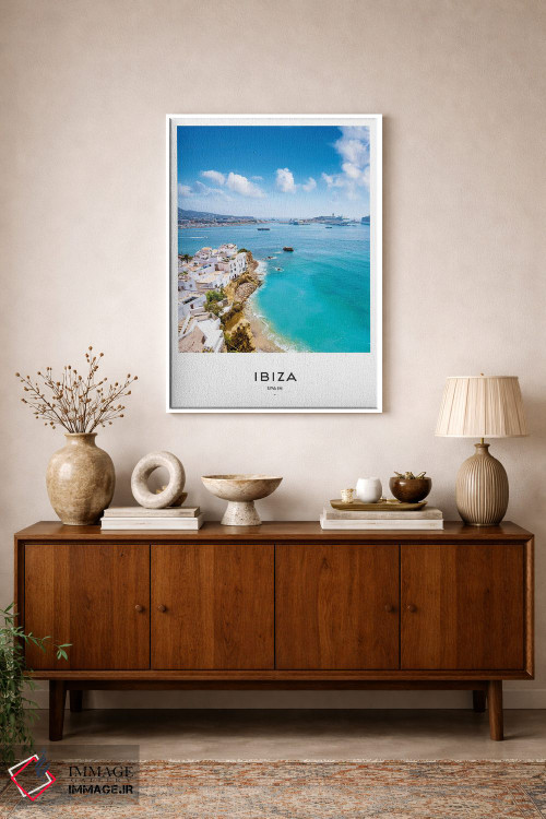 تابلو دکوراتیو ایبیزا اسپانیا اثر نائومی دیویس - D1W
