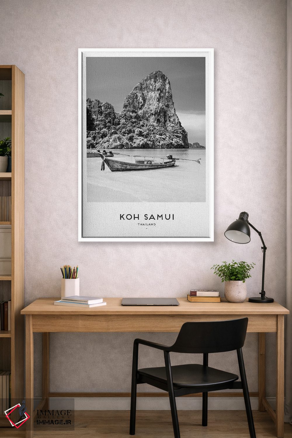 تابلو دکوراتیو کوه سامویی تایلند اثر نائومی دیویس - D2W