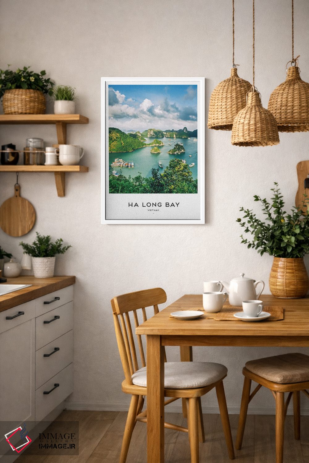 تابلو دکوراتیو خلیج ها لونگ ویتنام اثر نائومی دیویس - D2W