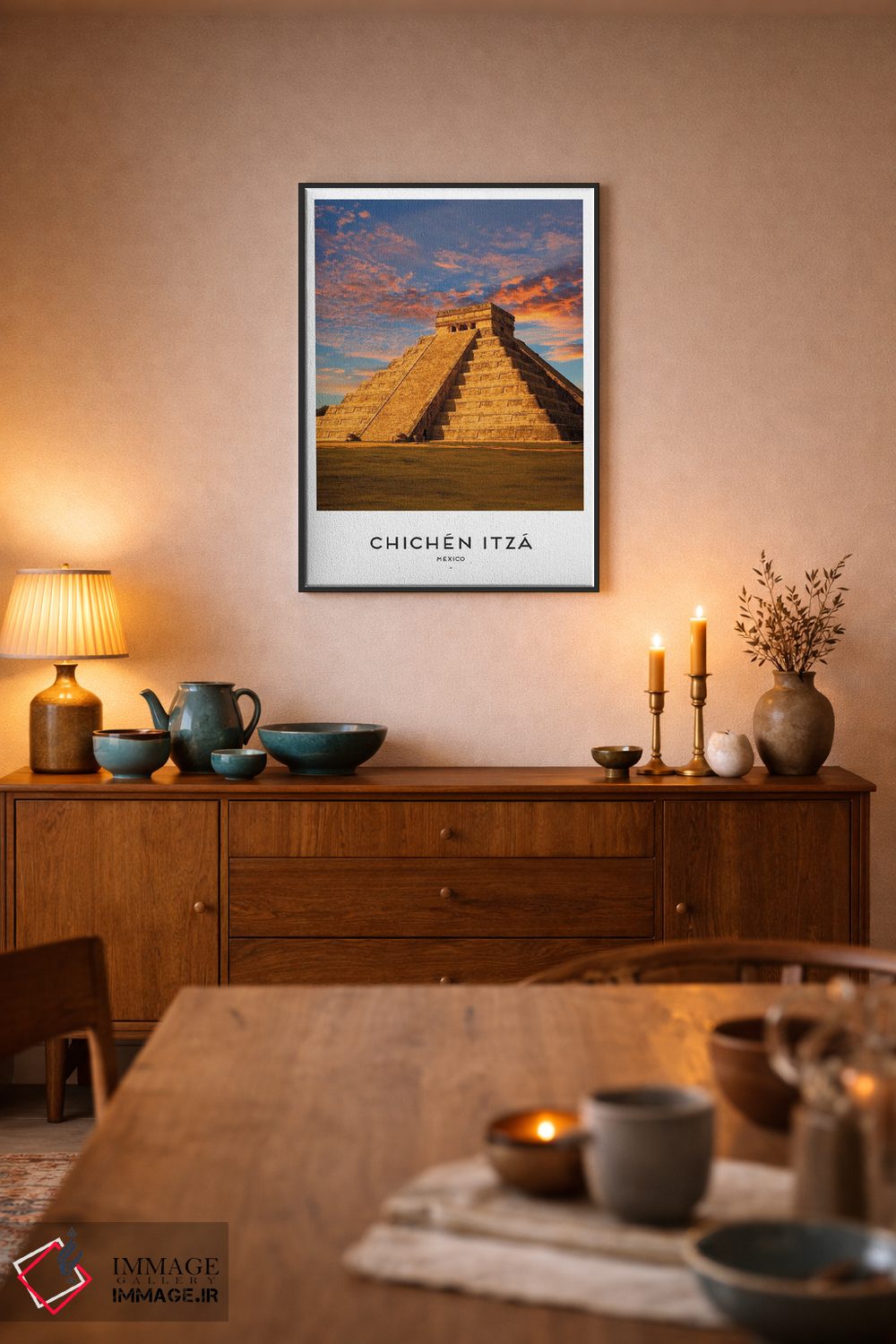 تابلو دکوراتیو چیچن ایتزا مکزیک اثر نائومی دیویس - D6B