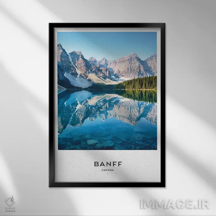 تابلو دکوراتیو بنف کانادا اثر نائومی دیویس - نمای قابدار مشکی