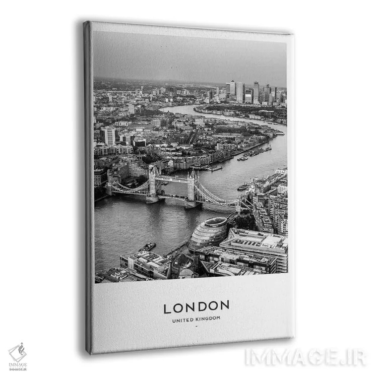 تابلو دکوراتیو لندن انگلستان اثر نائومی دیویس - نمای پرسپکتیو محصول