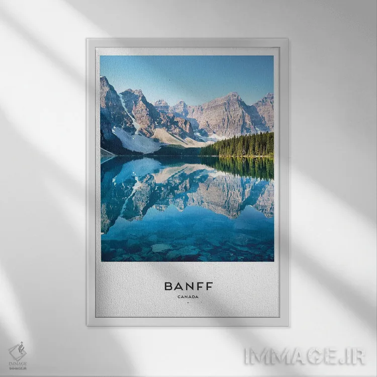 تابلو دکوراتیو بنف کانادا اثر نائومی دیویس - نمای قابدار سفید