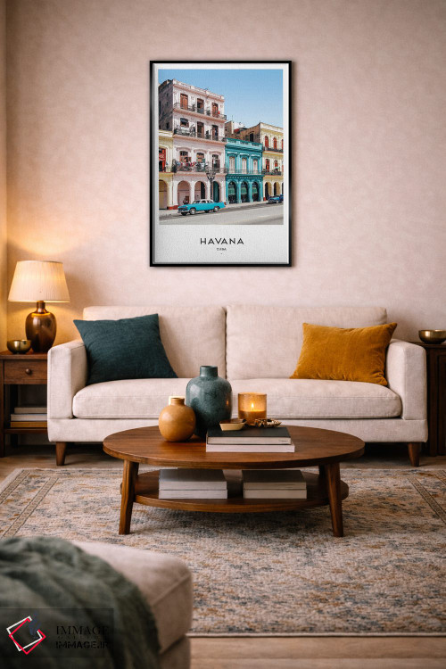 تابلو دکوراتیو هاوانا کوبا اثر نائومی دیویس - D3B