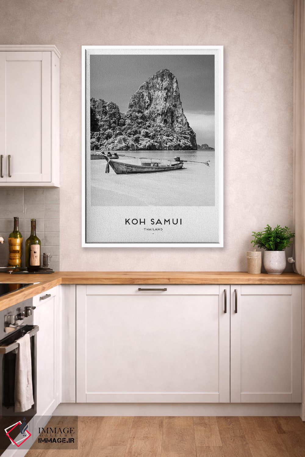 تابلو دکوراتیو کوه سامویی تایلند اثر نائومی دیویس - D4W